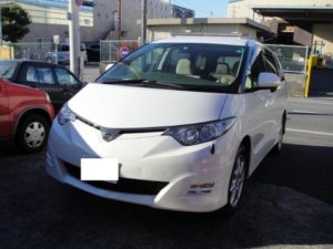 エスティマ　社外ナビインストール