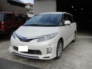 エスティマ　純正ナビ交換