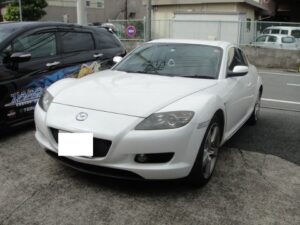 RX-8　エアコン修理作業